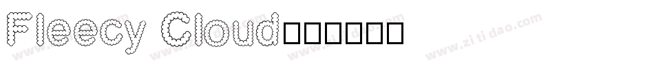 Fleecy Cloud字体转换